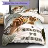Kaká Pattern Bedding Home Decoration Birthday Gift (1 * duvet cover + 2 * pillowcase, without core),fan merchandise.