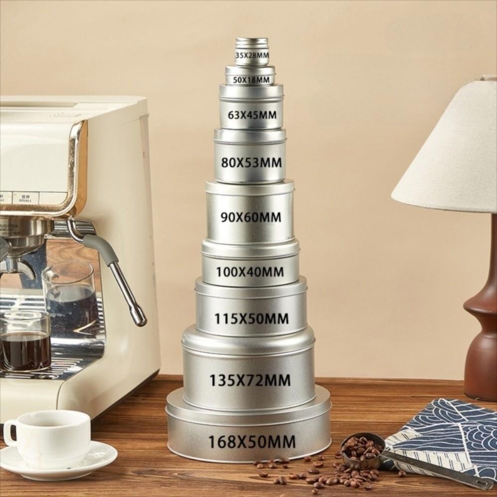 Beauty Sample Silver Tin Box Empty Multi Color Storage Box Small Item Portable Empty Can Jewelry Storage