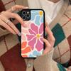 Abstract Flower Market Phone Case For Iphone 11 12 13 14 15 Pro Max 17 16 Plus Hard PC+TPU Back Cover