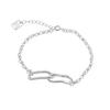 100% Solid 925 Sterling Silver Metal Bracelet for Women Vintage Handmade Hollow Bracelets Birthday ChristmasGift