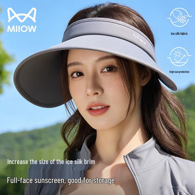 Mao Ren Women s Wide Brim UV Protection Sun Visor Hat