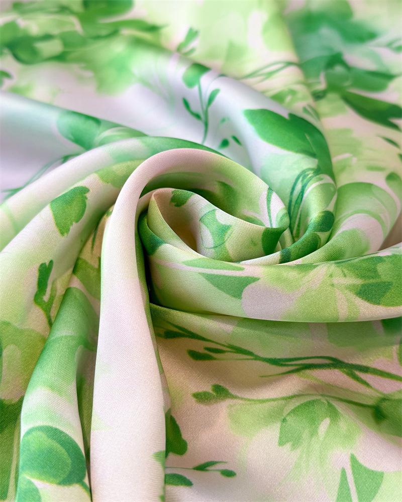 Fashion Floral Print Satin Hairbands Scarf Women 2026 New Elagant Bandana Neck Kerchief Head Bands Foulard Female Scarfs