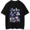 Ado Kawaii T-Shirt Ado T-Shirt Wish Welttournee Merch Junge Mädchen Beliebte Mode Anime T-Shirt Harajuku Persönlichkeit Ästhetische Kleidung