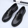 Spring and Summer Men's Shoes New Business Casual Comfortable Versatile Foot Suit Formal Men Breathable One Pedal Hollow Leather Shoes