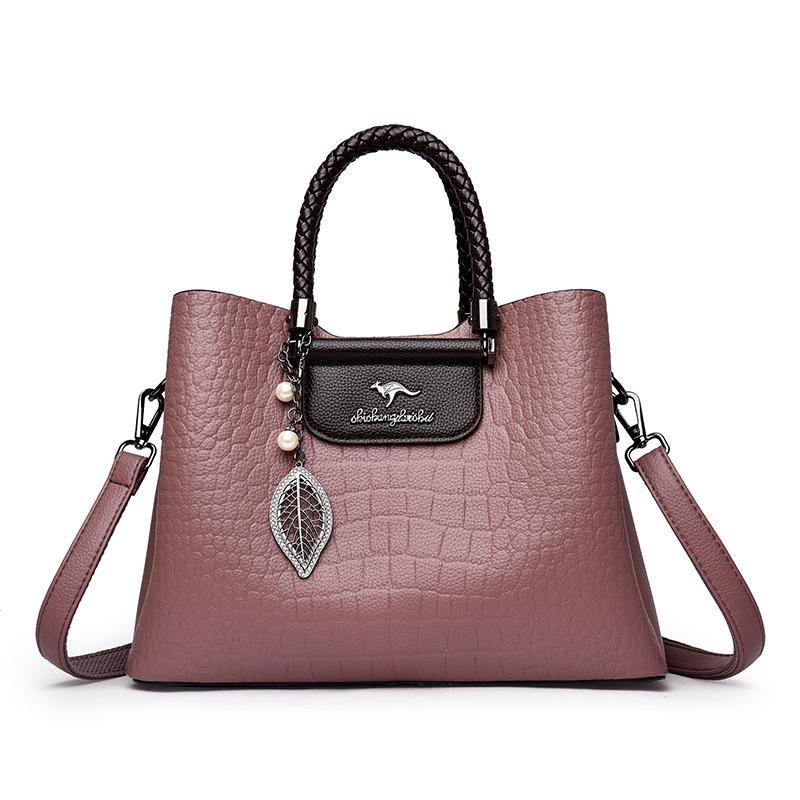 Genuine Fashion 3 Layers Luxury Handbags Women Bags Designer High Quality Leather Crossbody Bags for Women 2026 Shoulder Bag