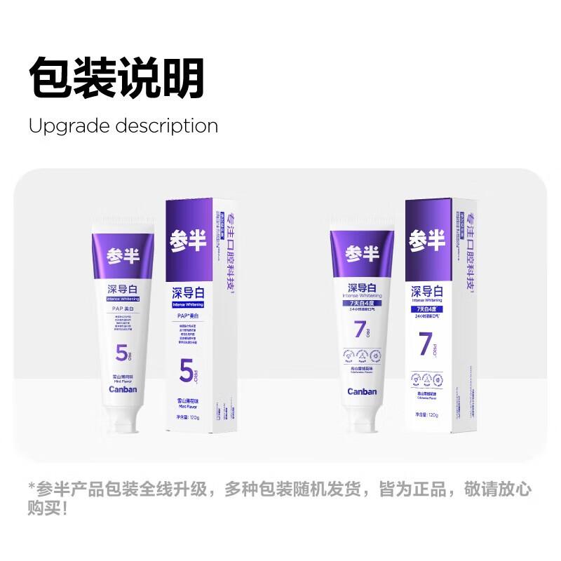 

CanHalf Pro7 Whitening Toothpaste