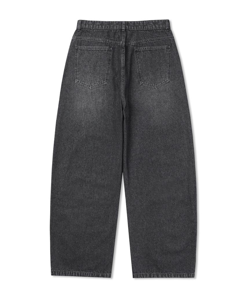 GRAYBLVD Wesley Washed Denim Pants (Black)