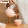 Yuecai Hebegriff Teegeschirr Komplettset Antikes Teezeremonie Set Haushalts Teekanne und Teetasse Set Teegeschirr Handwerk