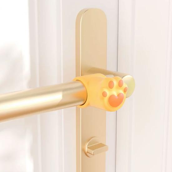 Silicone Flower Door Bumper Adhesive Free Door Handle Stopper Wall Protector Soft Shock Absorbing Door Stops Anti-collision Pad Decorative Cushion