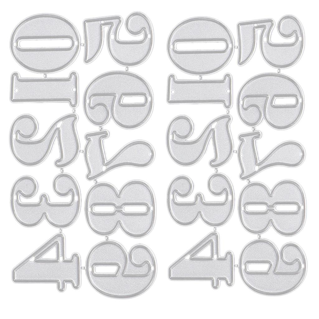 2 stücke Schneiden Stirbt Metall Figur Carbon Stahl Stanzen Platten für Papier Handwerk Anzahl Carvi