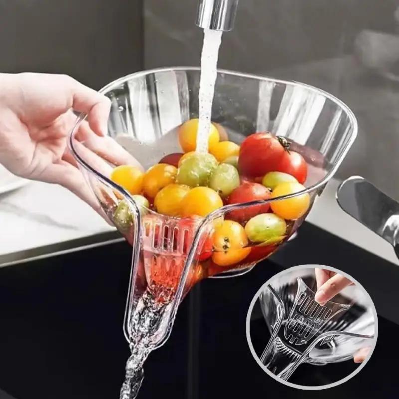 Multi Functional Durable Sink Filter, Drainage Basket, Fruit And Vegetable Cleaning Basket Can Be Hung As Kitchen Accessories