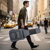 IBVIVIC Soft Electric Guitar Lightweight Gig Bag for Electric Guitars and 5mm Sponge Soft Shoulder Large 6 Easy to Gray Yellow Case, Basses, Lining,