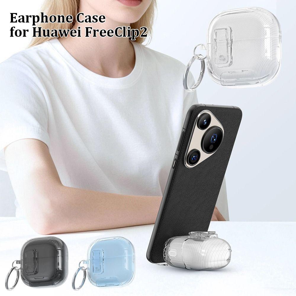 Anti Scratch Protective Case Shockproof Earbuds Cover for Huawei  FreeClip2 Travel Use