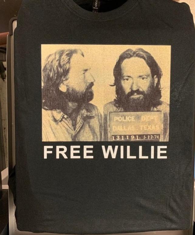 Vintage Mugshot Style Music Fan Tee S