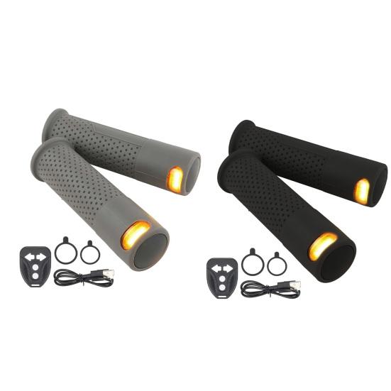 1 Pair Remote Control Scooter Handlebar Cover with Turn Signal Light E-Scooter Handle Grips Cover Replacement for M365 Pro 1S Pro 2 Mi3
