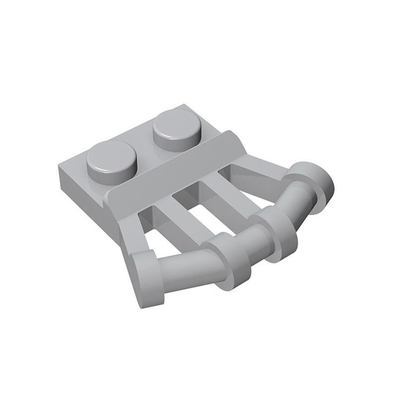 MOC 10PCS 92692 Modifed 1x2 Building Blocks Kit With Angled Bar Handle On Side Bricks Particle Toy Children Birthday Xmas Gifts
