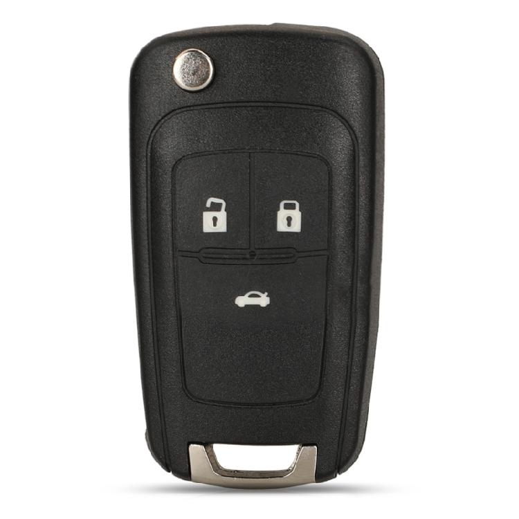 Vehicle Key Fob Foldable Case Folding Car Key Case Shell Replacement Enhances Durability for Round Emblems Car Keys