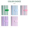 Gradient Stripe Loose-Leaf Planner - Trendy Student Notes Book