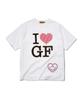 Gameoncheupaeb Homemade I Love Gf Heart Button Tee (White)