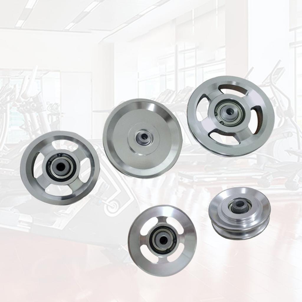 Aluminium Fitness Bearing Pulley Wheel Universals Pulley Wheel Fitness Gym Equipment Replacement Part Easy To Use