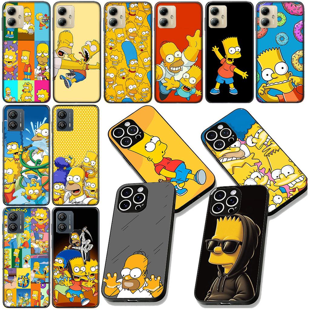 The Wallpaper S-Simpsons-Anime Phone Case for Samsung Galaxy Note 20 9 10 S8 S10 Lite S9 Plus A54 A53 A21S S10E A17 Soft Cover