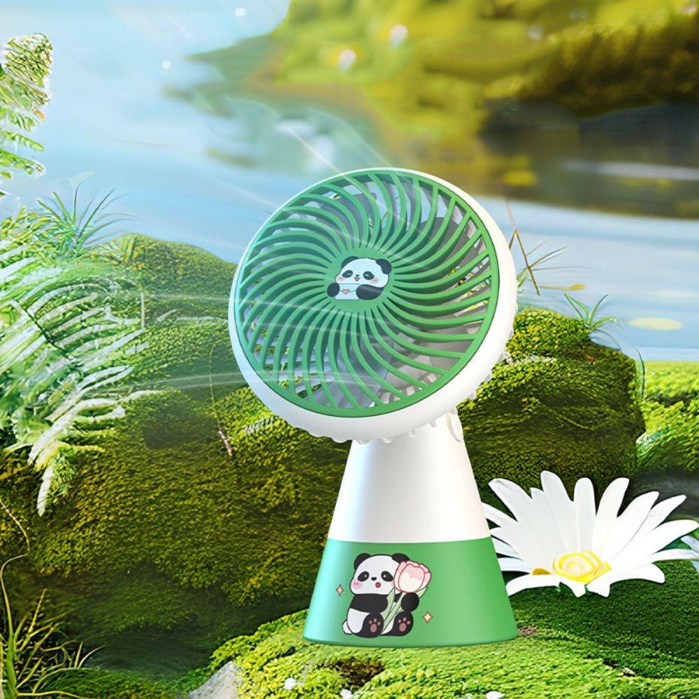Creative Cartoon Panda Fan Portable Air Conditioner Fan Mini Electronic Fan  Outdoor