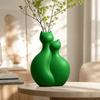 Lustige Katze umarmt Vase 3D-gedruckte Heimdekoration Moderner Sinn Make-up-Pinselhalter Geschenk Anlass