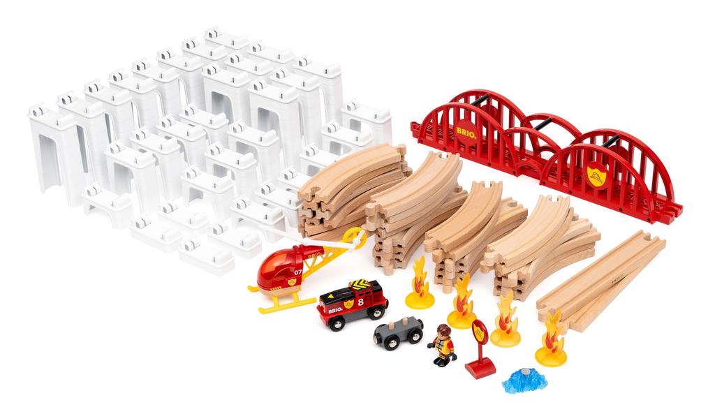 BRIO Mega Spiral Set 36114 Wooden Wooden Rail Gift (Ages 3+) [Toy, Toy, Rail, Set, (Birthday/Christmas)]