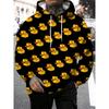 Graffiti Cartoon Pattern Man Hoodie Funny 3D Printed Sweatshirts Autumn New Casual Long Sleeves Pullover Unisex Tops Sweatshirt
