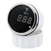 Red Light 52mm Oil Temperature Gauge+Sensor with Alarm Digital 50~150 Celsius Oil Temp Meter for Marine Boat Car 12V24V Custom