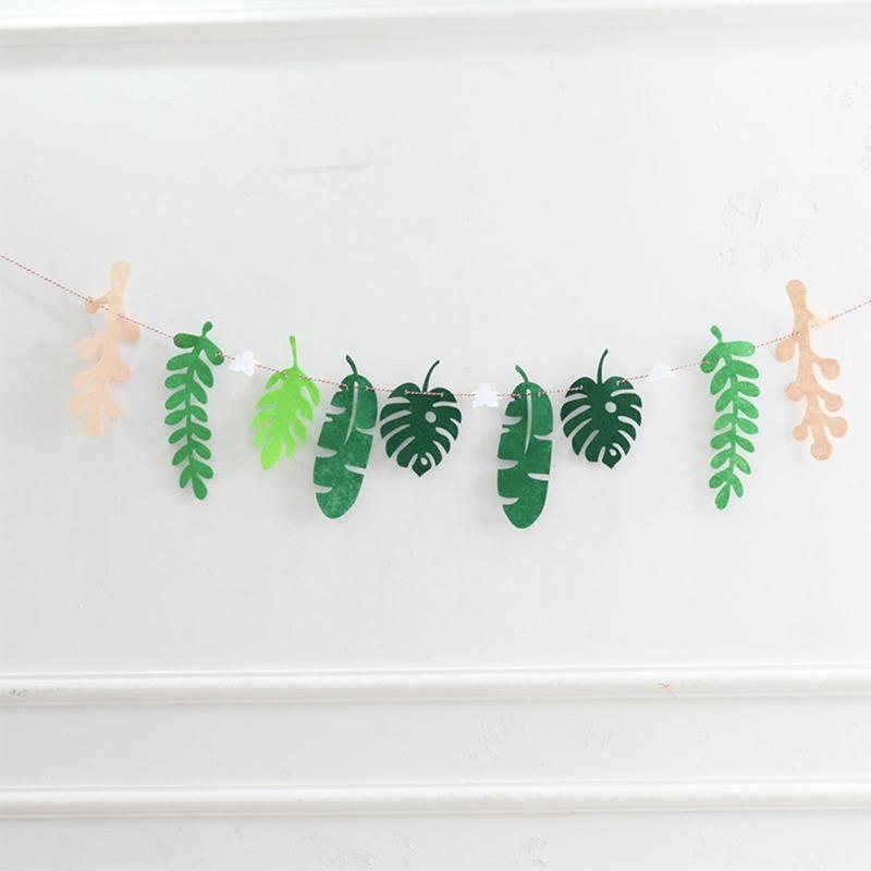

Happy Birthday Banner Leaf Banner Garland Bunting Happy Birthday Party Decoration maple leaf