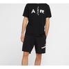 Jordan Flying Man Dunk T Shirts Men's Black Crew Neck Moderate Straight Fit CZ2330-010