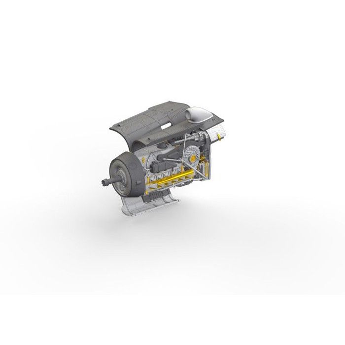 Kit de modélisme - EDUARD - BF 109G-10 - 1:48 - Moteur - Plastique
