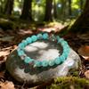 1pc Bead Bracelet, Natural Stone Handmade Elastic Jewelry,suitable for Both Men and Women,perfect for Daily Wear and Gift Giving