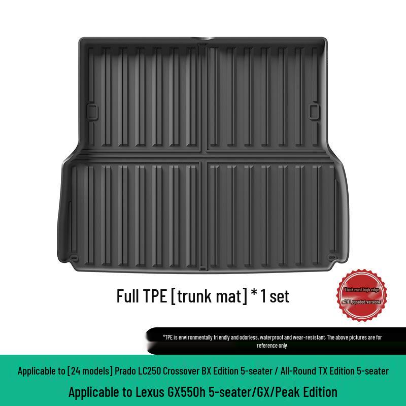 Eco-Friendly TPE Floor Mats & Trunk Mat for 2024 Lexus GX550H/Prado