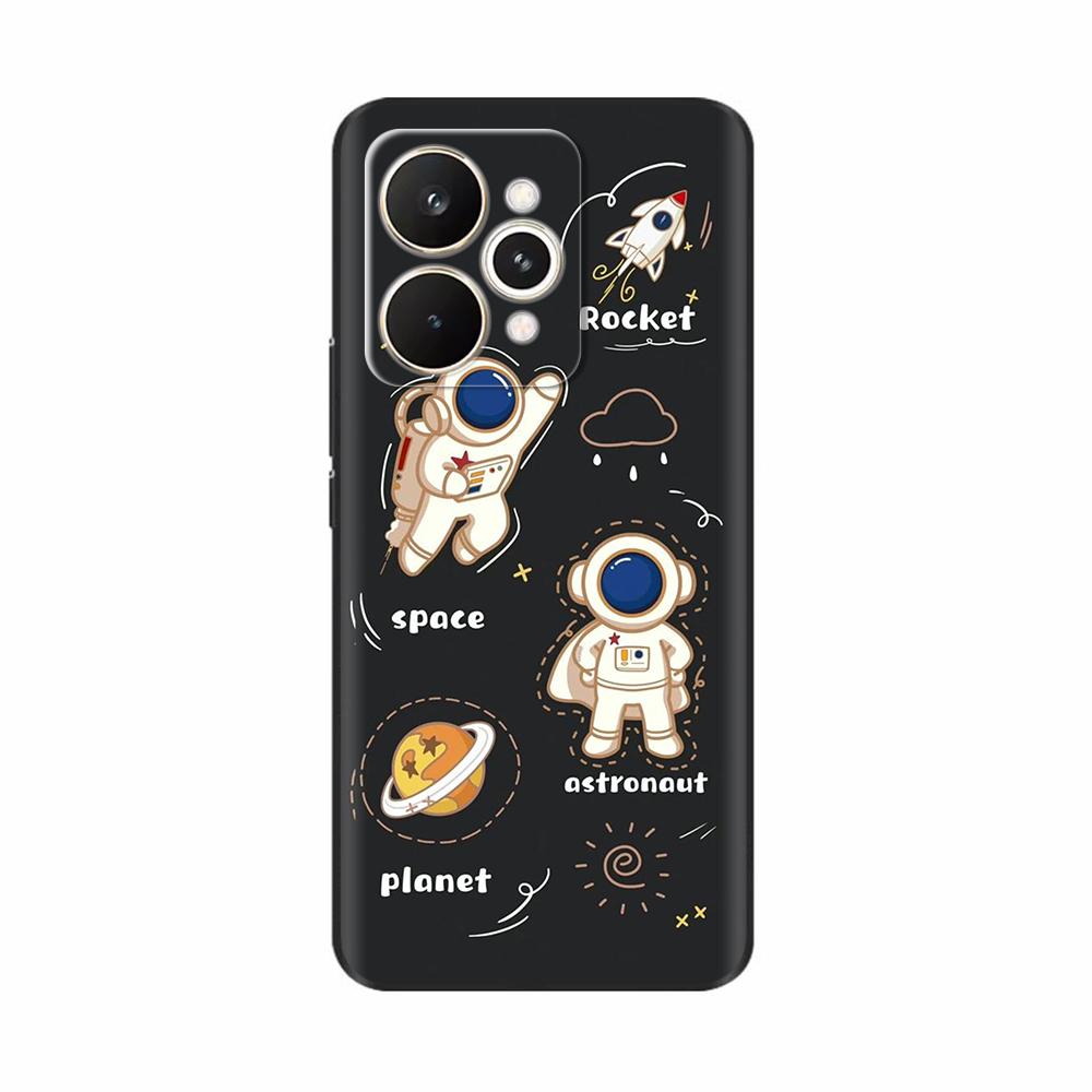 Pro telefon Realme 15 Pro 5G Pouzdro na telefon Roztomilý chránič fotoaparátu Zadní kryt pro pouzdro Realme 15 5G Tekutý silikon Fundas Pouzdra na Realme15 Pro