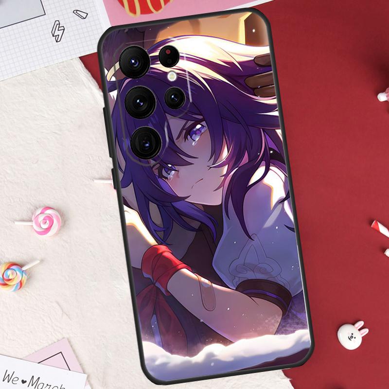 Seele Honkai Star Rail Case For Samsung Galaxy S24 FE S20 FE S21 S22 S23 S25 S26 Ultra S10 Plus S25 FE Cover Shell