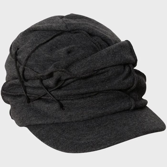 Soi Draped Cap (FL-743_Charcoal)