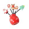 Ornaments New Year Table Accessories Vegetable Fork Christmas Decorations Christmas Fruit Fork