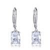 2026 New Blue Stone Hanging Earrings Women's Simple Zircon Earrings European and American Accessories