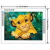 Disney The Lion King Simba Classic Animation 5D Diamond Painting Full of Diamonds DIY Handmade Diamond Painting Cartoon Decoration Painting Kit