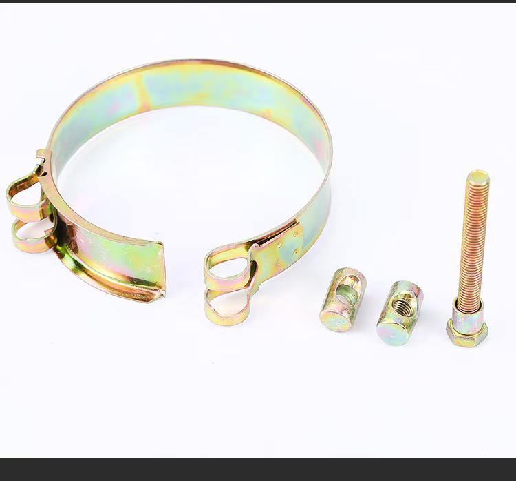 European Galvanized Durable Anti-Corrosion U-Bolt Hose Clamp for Secure Piping