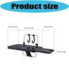 Space Saving Foldable Automotive Desk Table Serving as Workstation and Meal Tray in Vehicles Feature High Load Capacity