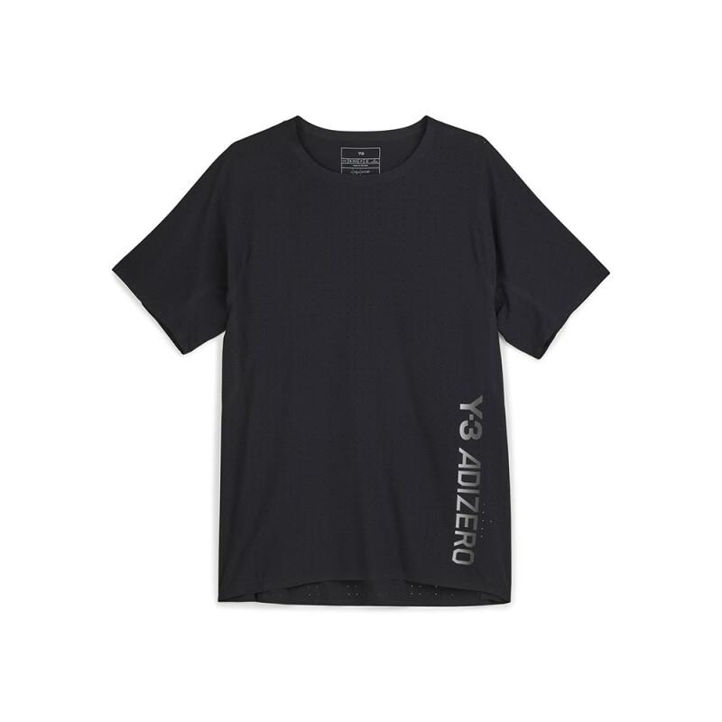 Y-3 Běžecké tričko Černé Pánské Topy IQ0429