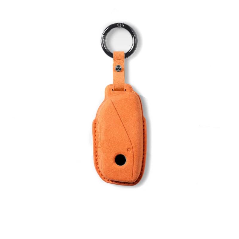 Car Key Case Cover for BMW G30 G32 G11 G12 X1 U11 X3 G01 X4 G02 X5 G05 X7 G07 LCI XM M5X 735i I8 I12 I15 Keychain Accessories