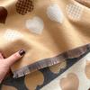 Scarf Women's Imitation Cashmere Double-sided Warm Shawl Multi-colored Love Scarf High-end Sense Fashion Versatile