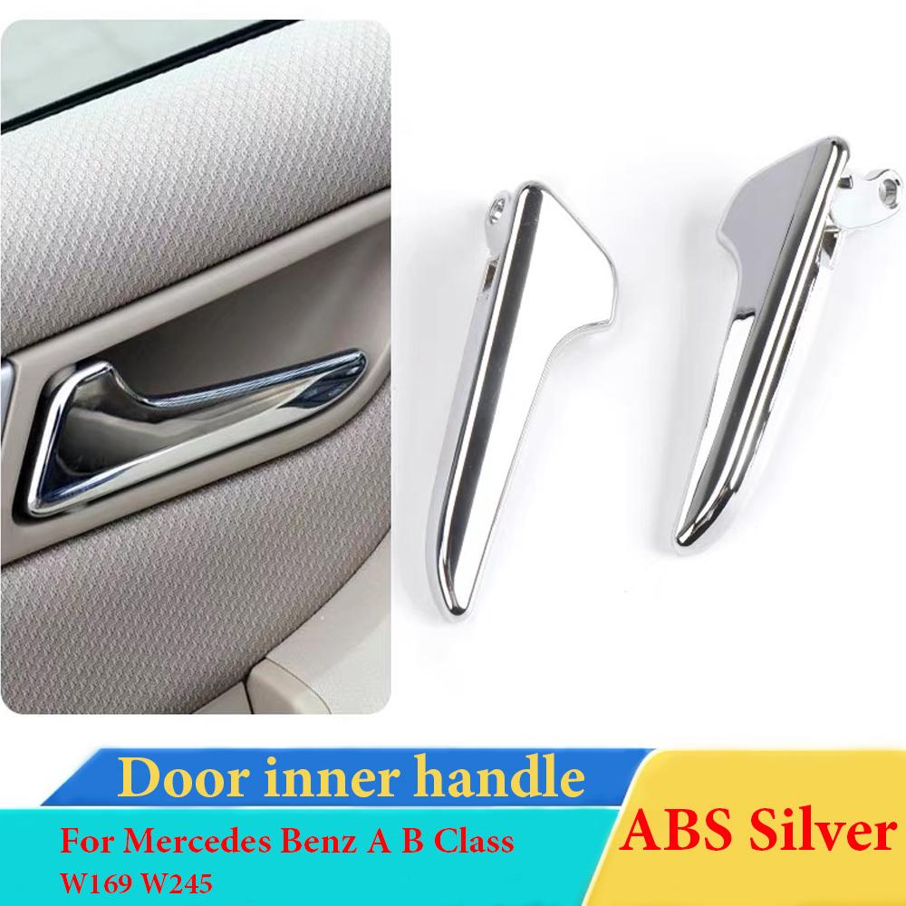 

Автомобильная внутренняя ручка двери с хромированной пластиной для Mercedes Benz A B-Class W169 W245 1697600308 спереди