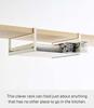 Yamazaki Jitsugyo 2443 Under Cabinet Storage Rack White X D24 X H12cm Plate Kitchen Hanging Shelf Approx. W30.5