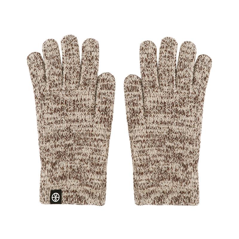 

Зимние вязаные перчатки без пальцев мужские для активного отдыха, для катания на лыжах, мужские термоперчатки смешанной расцветки, женские