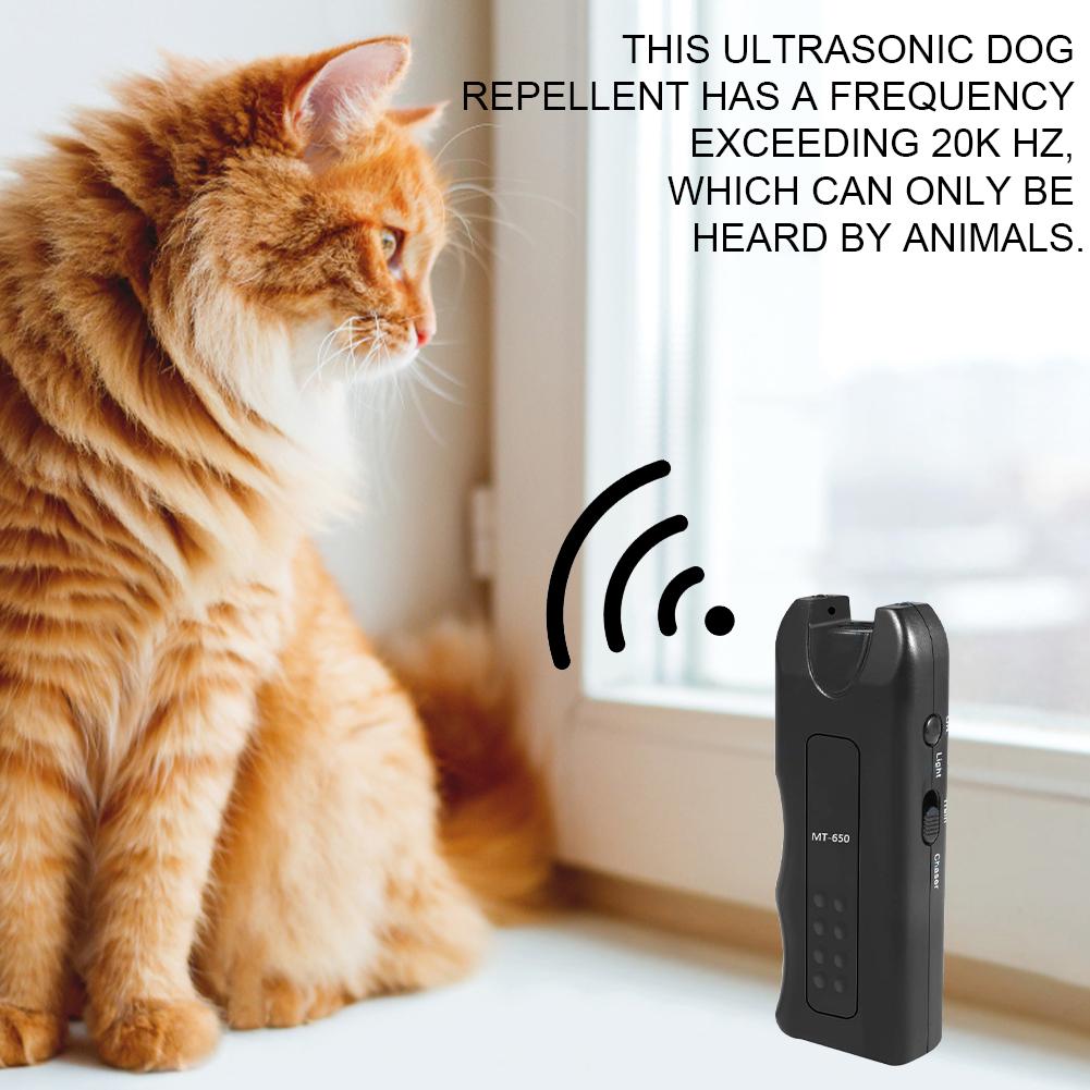 Ultraschall-Hundeabweiser mit LED-Lichtern Sicheres und effektives Hunde-Bellen-Abwehrgerät für Training und Verhaltenskorrektur